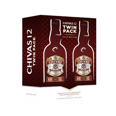 12 Year Old Twin Pack 2x 1L