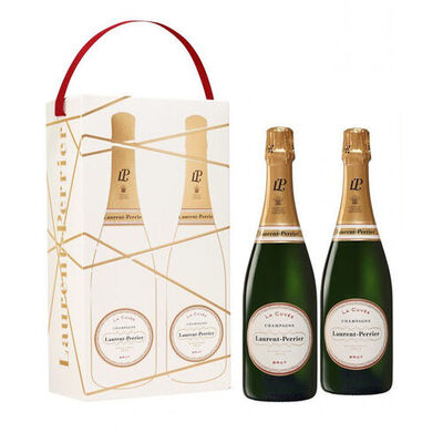 La Cuvee Brut Champagne Twinpack 2x75cl