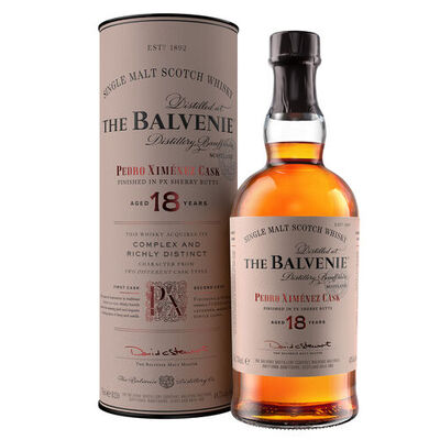 Balvenie 18YO PX Sherry Cask Single Malt 70cl
