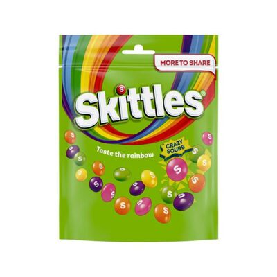 Skittles Crazy Sours pouch 318g