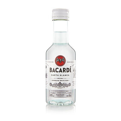 Bacardi Carta Blanca 40% 5cl