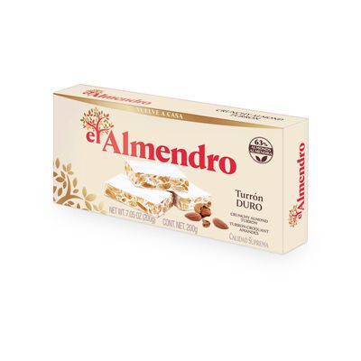 Turr&oacute;n Duro Crunchy Almond 200gr
