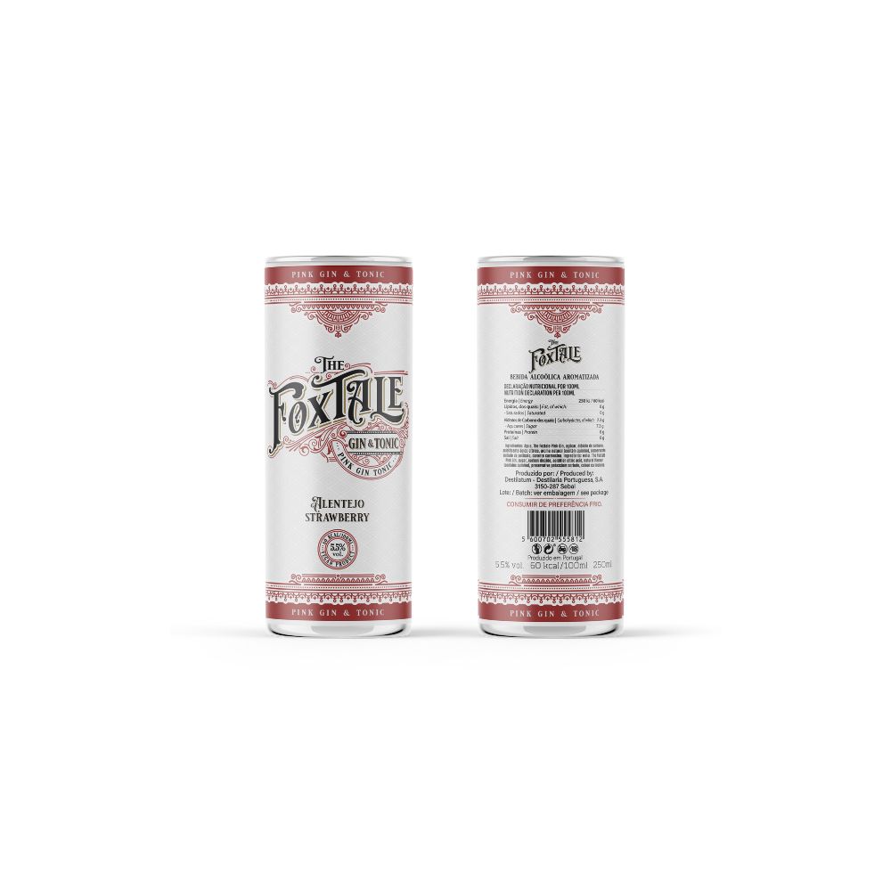 The Foxtale Pink Gin Tonic 25cl image number null
