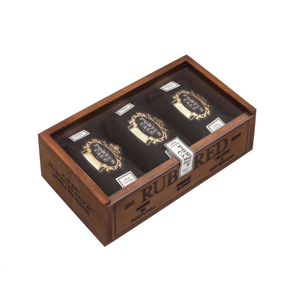 Portus Cale Ruby Red Soap Set 3x150g  image number null