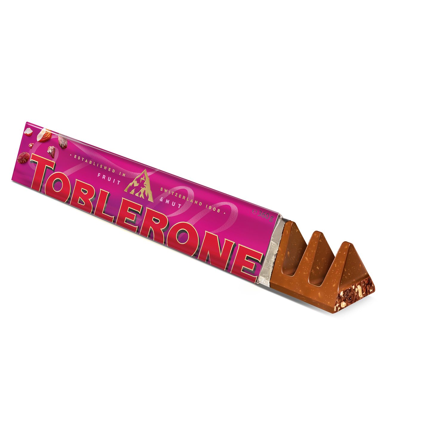 Fruit & Nut Chocolate Bar 360g image number null