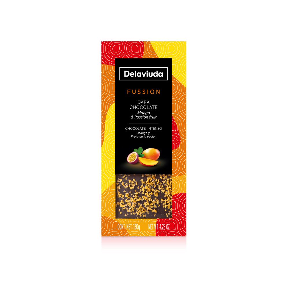 Fusion Dark Chocolate Mango and Passion Fruit 120g image number null