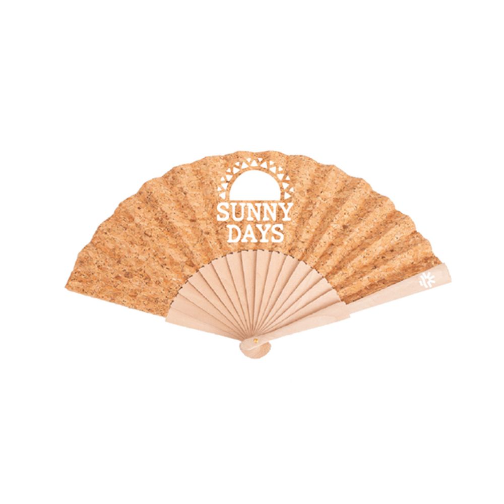 Sustainable Cork Fan "Sunny Days" image number null