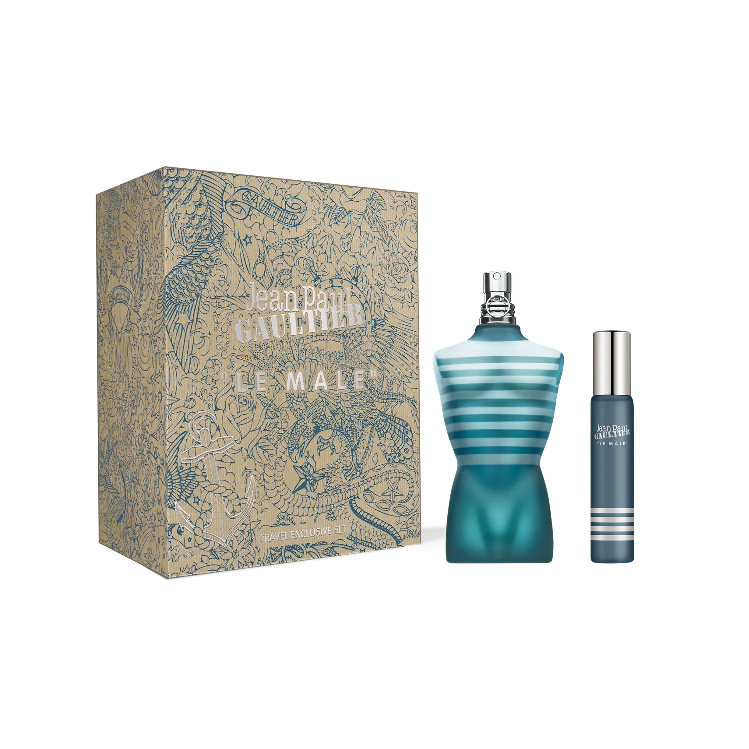 Le Male Eau De Parfum and Megaspritzer Set 125ml & 20ml image number null