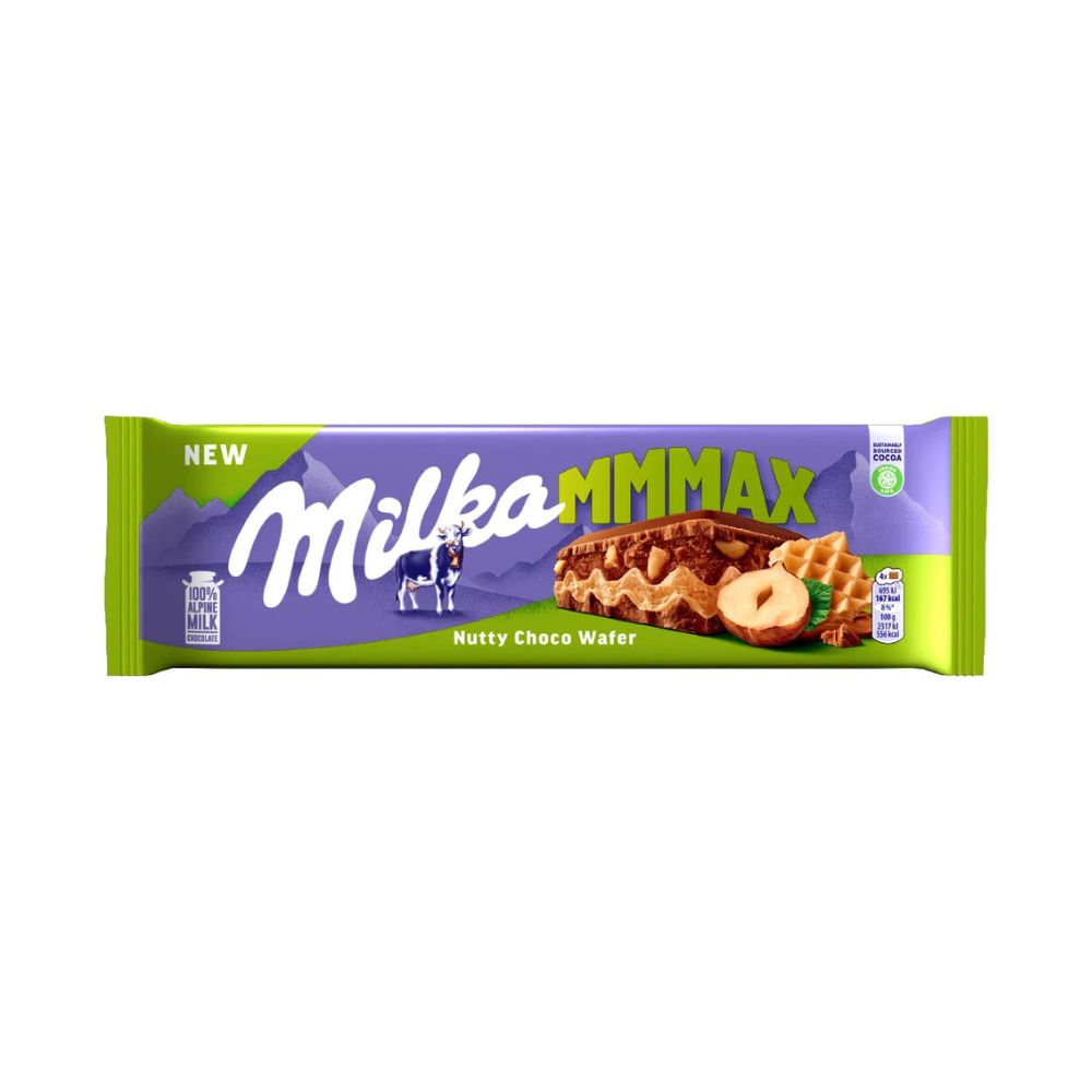 Milk Chocolate Bar MMMAX nutty choco wafer 270g image number null