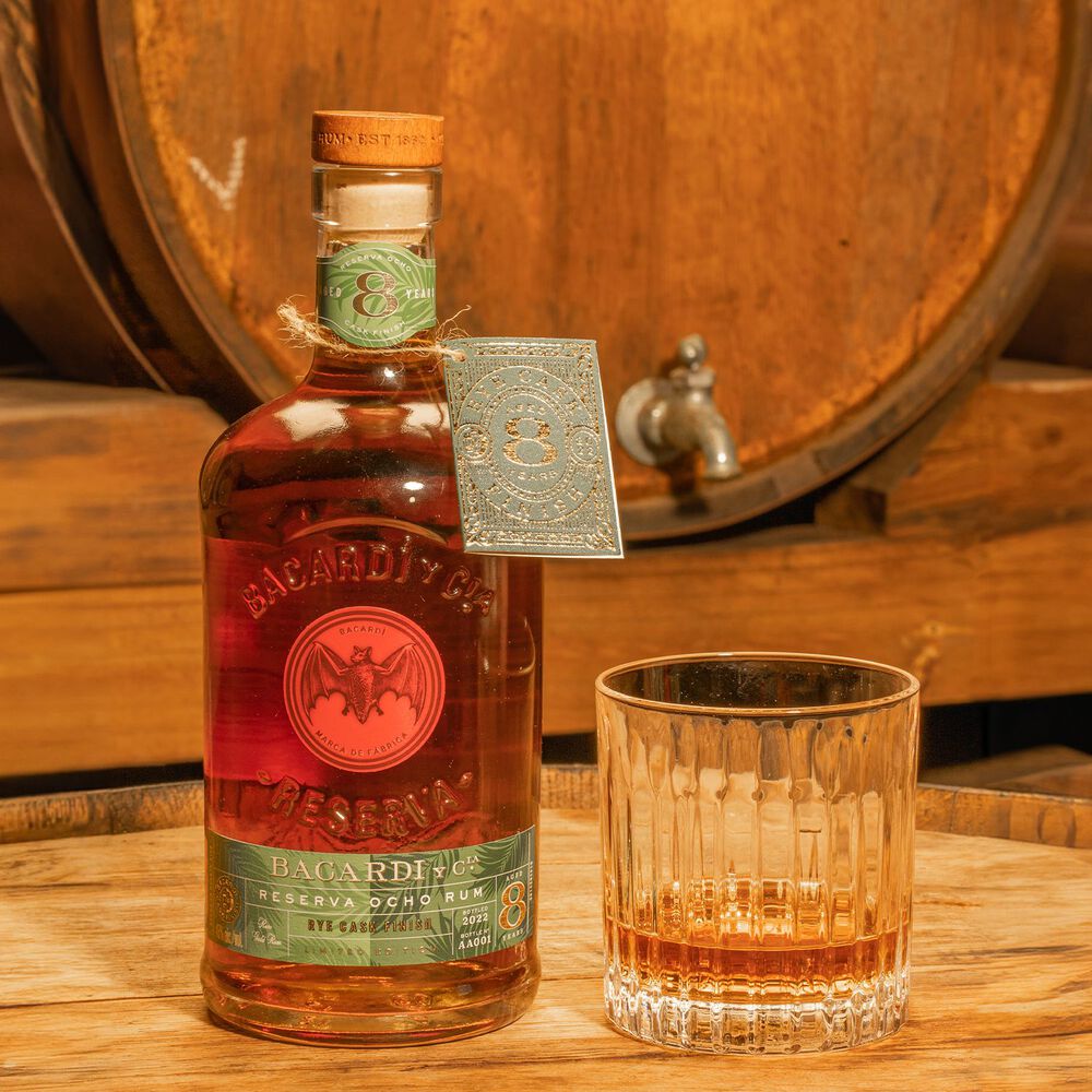 Bacardi 8 Anos Rye Cask 100cl image number null
