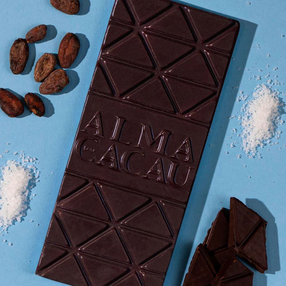Chocolate Negro BIO 60% c/Flor de Sal 100g image number null