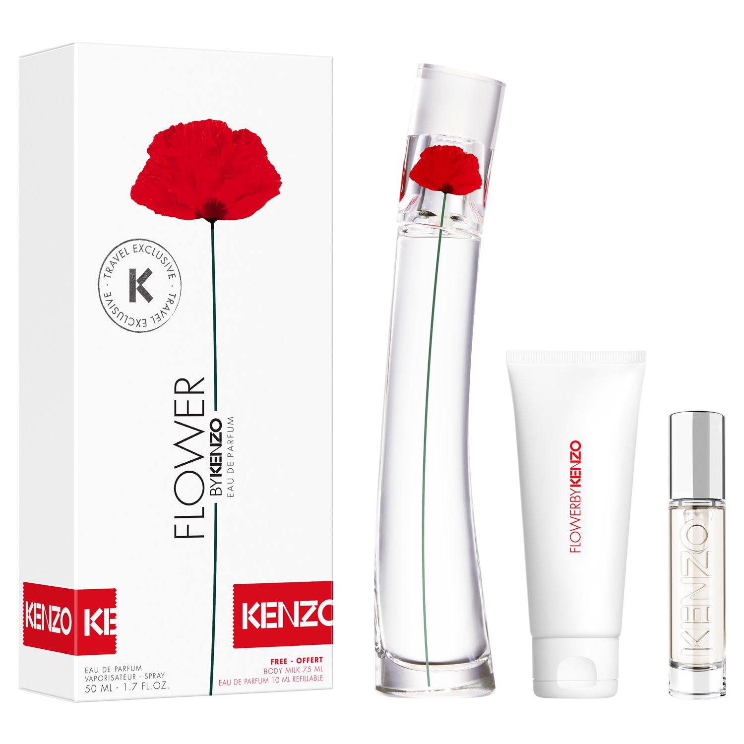 Flower By Kenzo Eau De Parfum & Body Milk 135ml image number null