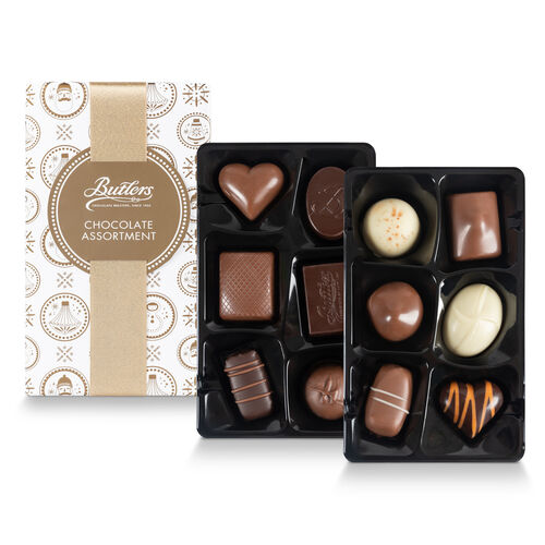 White and Gold Christmas Ballotin 160g image number null