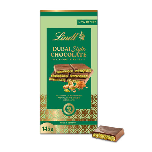 Lindt Dubai Style Chocolate Bar 145g image number null