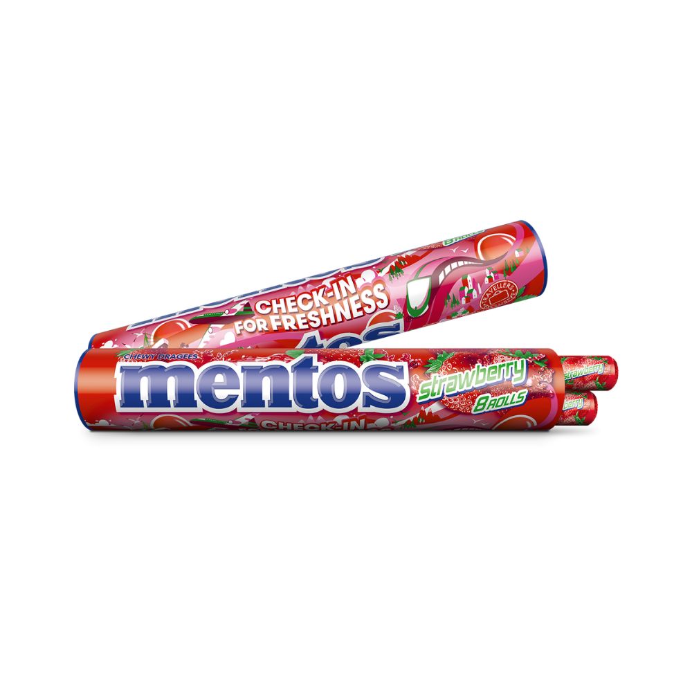 Mentos Jumboroll Strawberry image number null