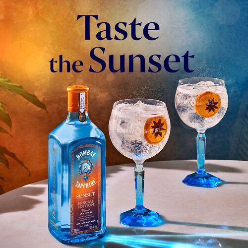 Bombay Sunset Gin 1L image number null