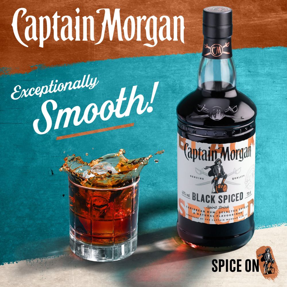 Captain Morgan Black Spiced 100cl image number null