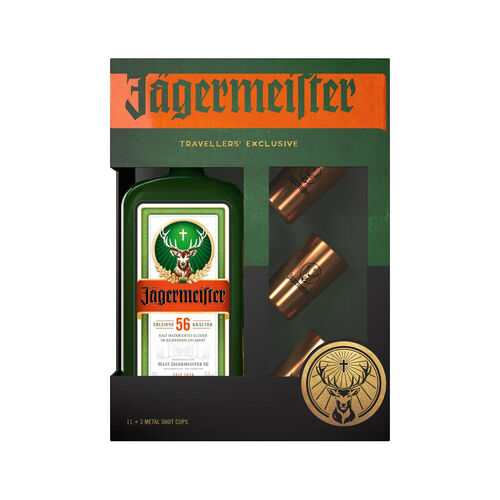 Jagermeister Metal Shot Cups 100cl image number null