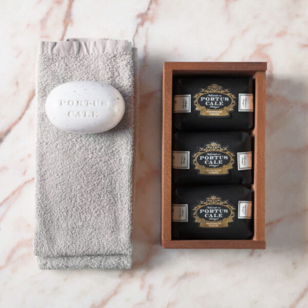 Portus Cale Ruby Red Soap Set 3x150g  image number null