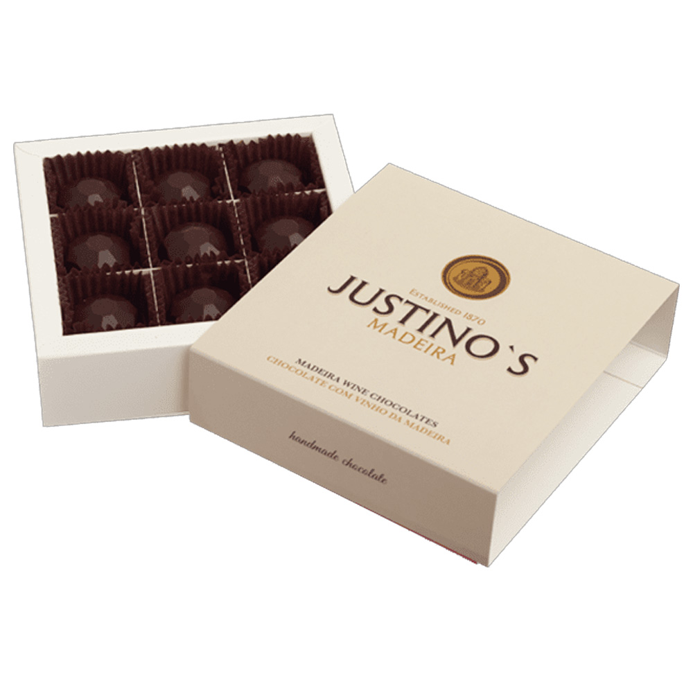 Box 9 Justino&acute;s Madeira wine bonbons 120g image number null