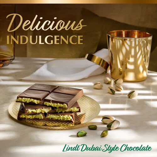 Lindt Dubai Style Chocolate Bar 145g image number null