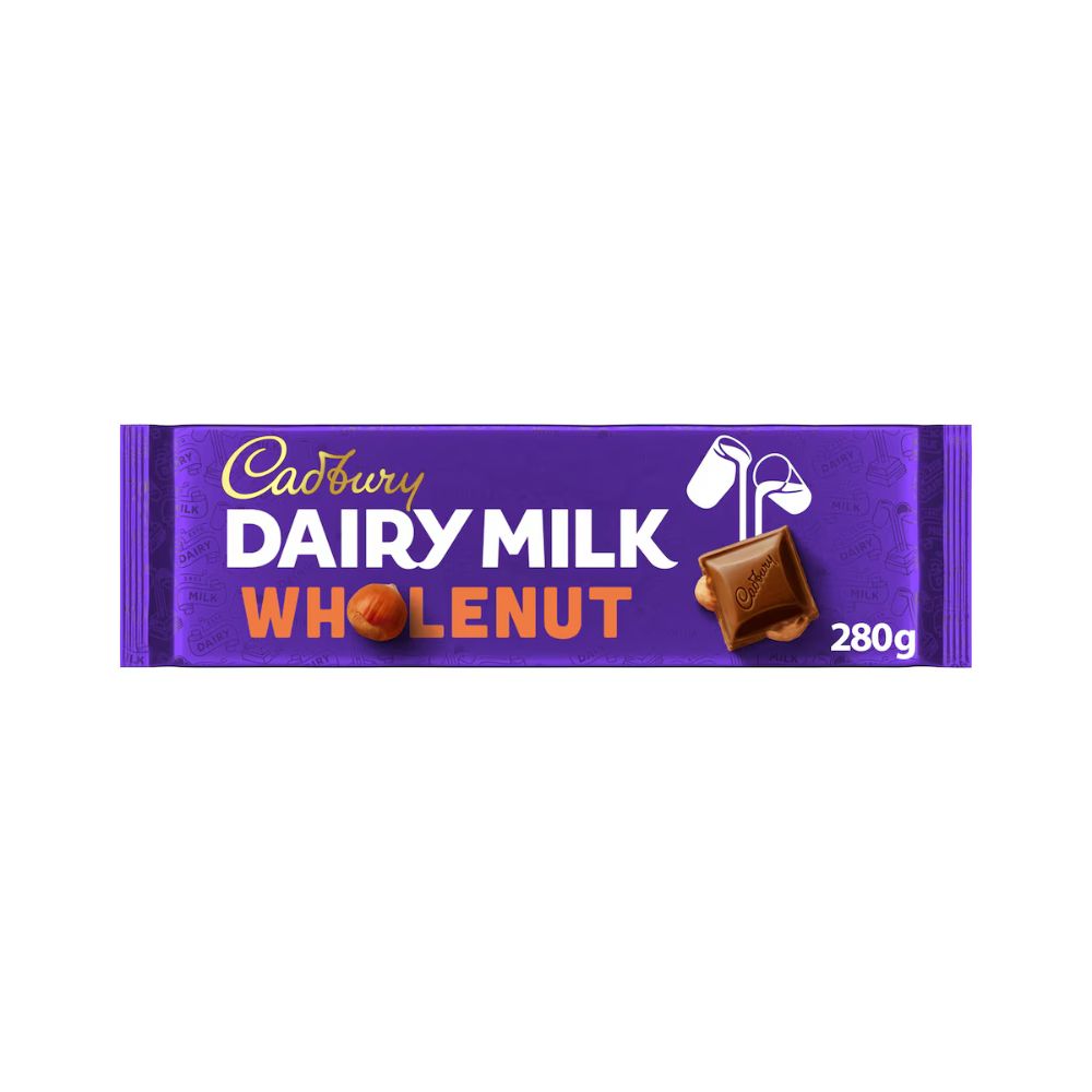 Dairy Milk Whole Nuts 280g image number null