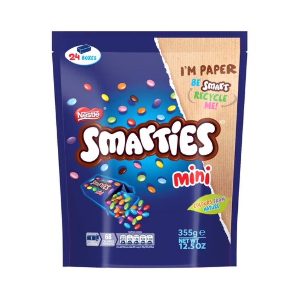 Mini Smarties Sharing Bag 355g image number null